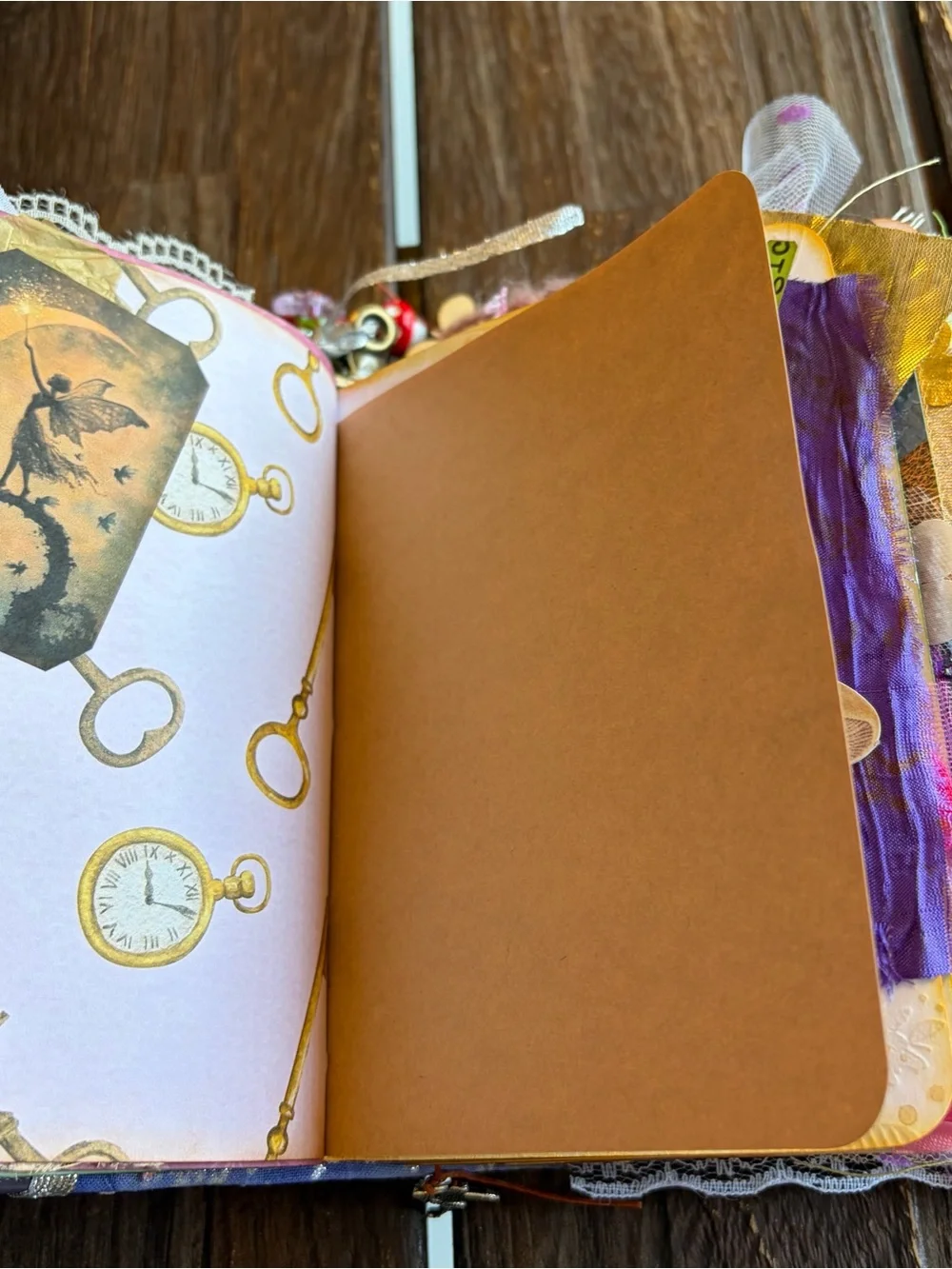 Fairy Woodland Magic Junk Journal HC Mystery Of Unicorns Decorated 3 Signatures
